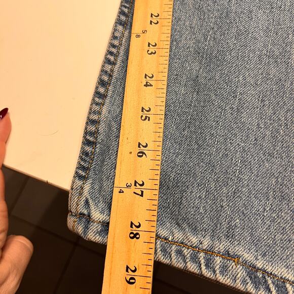 Levis 505 Regular Fit Straight Denim Jeans Size 38 x30 - Picture 9 of 10